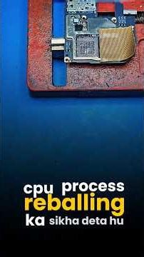 CPU reballing process in 1 min 🤯💯 || #cpureballing #arzonemobile#shorts