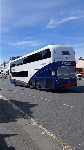 Double deck translink bus passing me.