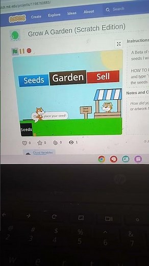 Grow a Garden in scratch! #growagarden