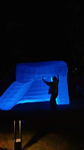 No More Tent Assembly Nightmares With These Inflatables😍#photobooth #partytent #camping #shorts