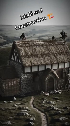 Medieval Tower House Construction | 700 Years Ago Building Process (Timelapse) #shorts #GO #viral