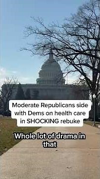 Moderate Republicans side with Dems on health care in SHOCKING rebuke
