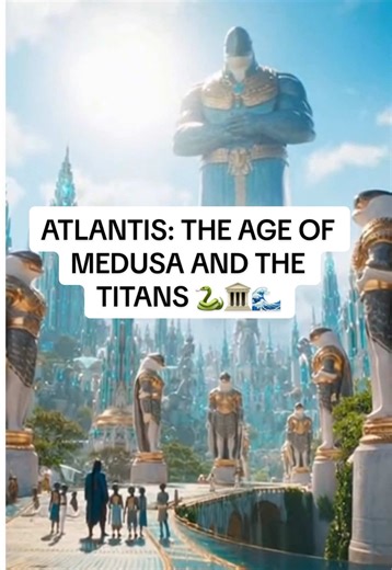 ATLANTIS: THE AGE OF MEDUSA AND THE TITANS 🐍🏛️🌊 #medusa #medusas #nomo #rememberthetitans #tiamat for entertainment purposes only