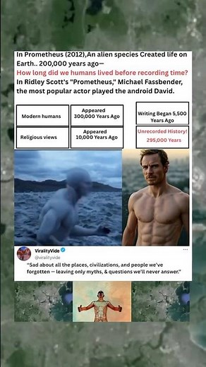 #prometheus (2012) Aliens Created Human & Life, by sacrificing Himself #edit #shorts