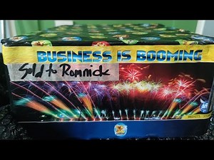 Business is Booming 100 shots by Diamond Fireworks