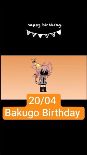 Joyeux Anniversaire Katsuki Bakugo ! 🎉🧡 #bakugo #katsukibakugou #birthday #mha #gacha #gachalife