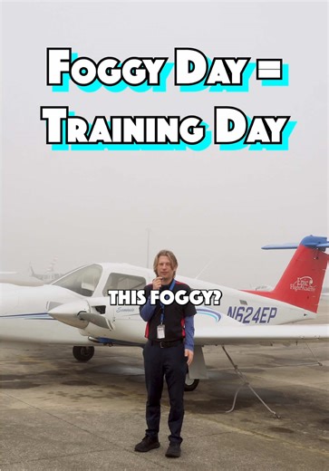 Low visibility conditions can limit flight operations, but training doesn’t stop at Epic. 🌫️✈️ #pilot #ifr #weather #flighttraining