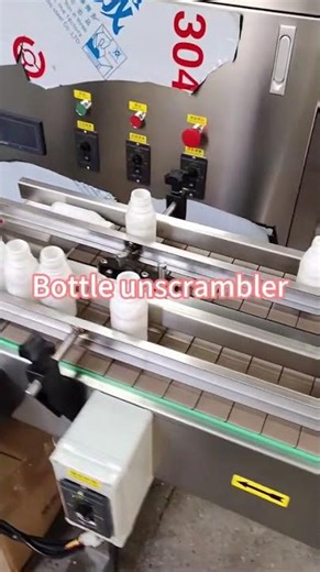 Automatic Bottle Unscrambler | Bottle Sorting Machine for Packaging Line