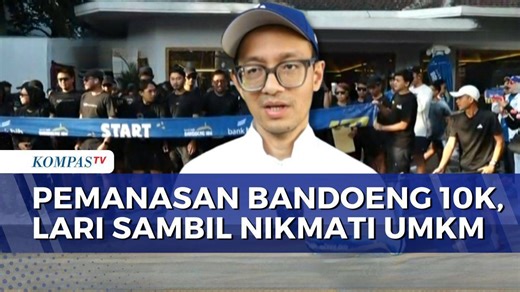 150 Pelari Ramaikan Pre-Event Bandoeng 10K, Lari Sambil Jelajahi Distro Lokal di Bandung