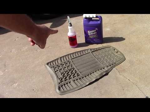 The BEST Rubber Floor Mat Cleaner! - Tips To Cleaning Car Mats