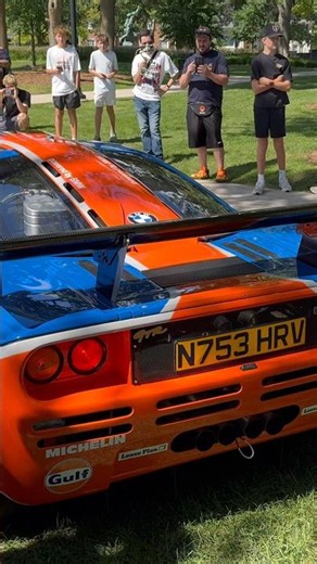 Sound of $35 Million McLaren F1 GTR Start Up and Revs
