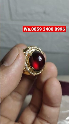natural red garnet