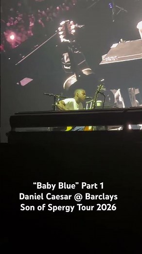 **“Baby Blue” Part 1 💙 | Daniel Caesar Live at Barclays | Son of Spergy Tour 2026
