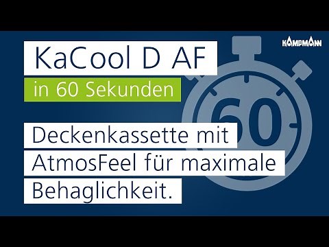 KaCool D AF | Fan Coil | Deckenkassette