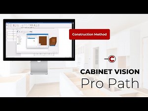 Setting Up First Construction Method | Part 8 - Cabinet Vision Pro Path