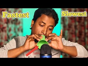 SLEEP IN 10 MINUTES 😴 | The Fastest and Slowest Mouth Sounds Ever | ASMR (NO TALKING) 👄