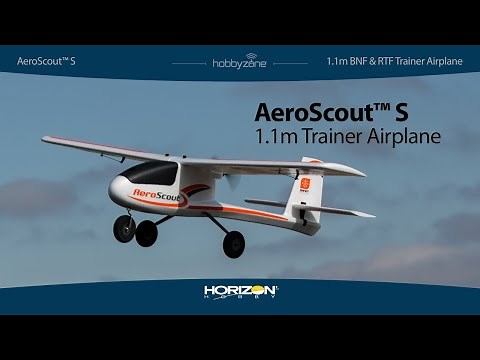 HobbyZone® AeroScout™ S RTF & BNF Basic Trainer Airplane