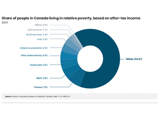 'Overwhelming majority of the Canadian poor are white,' report finds