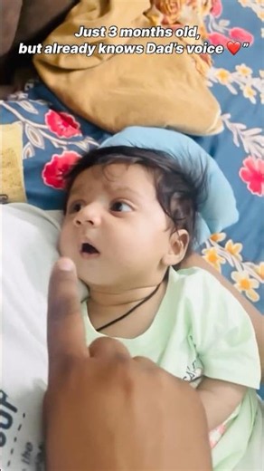 Baby Listens to Daddy Without Even Blinking! 🥹💙 || Pure Love in One Beautiful Moment