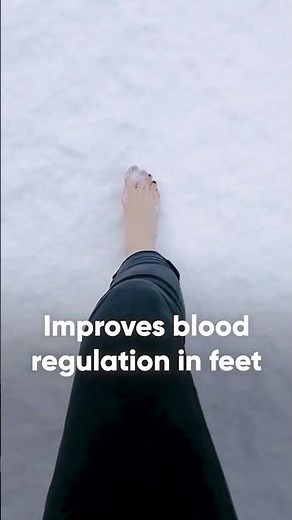 Benefits of barefooting in the snow