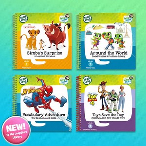 Covering topics from problem solving to vocabulary, our 3 new LeapStart 3D books will let your little ones learn with Spider-Man, Simba, Timon, Pumbaa, Leap, Tad and Lily! View the range: https://bit.ly/2DpSpIE | LeapFrog UK