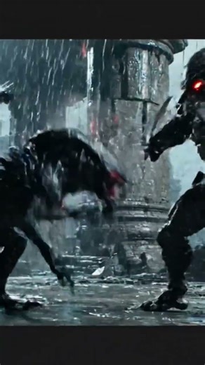 Xenomorph vs Predator fight scene