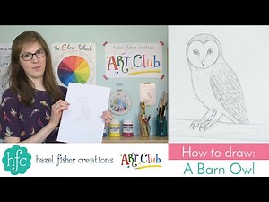 Art Club - Learn How To Draw A Barn Owl