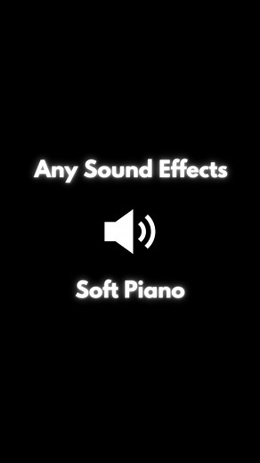 Sound Effect - Soft Piano #soundeffect #sound #sounds #anysoundeffects #soundeffects #soundviral #soundtrack #effect #effects #fy #fyp #fypage #foryou #foryoupage #piano #pianotutorial #pianosong #calming #edit #editss #edits #viral #tiktokviral