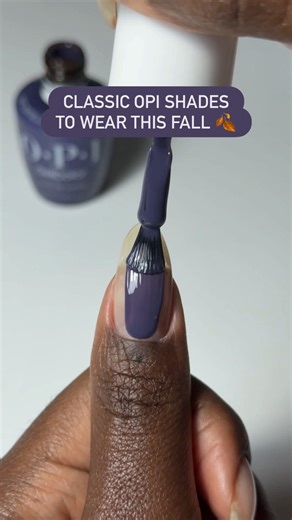 OPI on Instagram: "Fall nail inspo! 👀 @rosenambasa swatches our fave sweater weather shades in our new + improved GelColor formula. Shades: Lincoln Park After Dark 🖤 Less is Norse 🌚 Malaga Wine 🍷 You Don’t Know Jacques! 🍂"