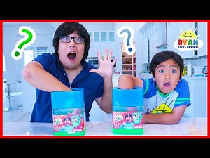 What's in the box Challenge Slime Edition with Ryan vs Daddy!!!!! - Videos For Kids
