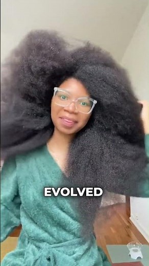 Why African hair is actually coiled like this 🤔 #evolution #naturalhair