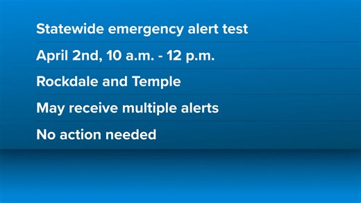 Don't be alarmed: Texas is running a statewide emergency alert test on April 2