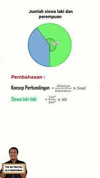 Trik Cepat Diagram Lingkaran! Cuma 5 Detik ✅ #belajarmatematika #maths