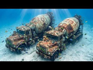 2 Mack DM690 Cement Mixer Trucks Abandoned on the Ocean Floor for 10+ Years Rescued & Fully Rebuilt
