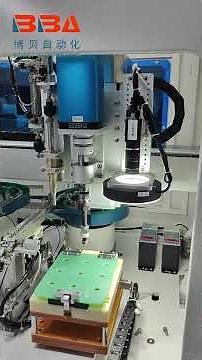 Automatic Insert‑Nut Assembly Machine | Vision Positioning + Glue Dispensing + Tail‑Break Function