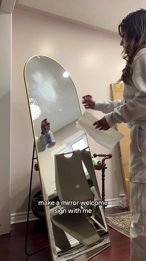 DIY Mirror Wedding Sign Tutorial for a Pakistani Wedding