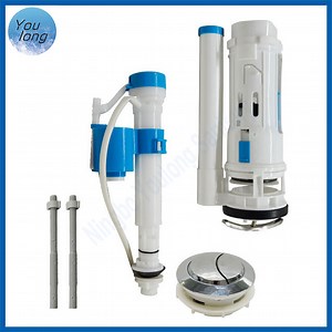 [Hot Item] Bathroom Toilet Tank Fittings Water-Saving Dual Flush Valve for Wc Toilet