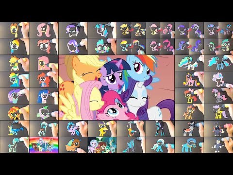 My Little Pony Pancake Art - All Characters