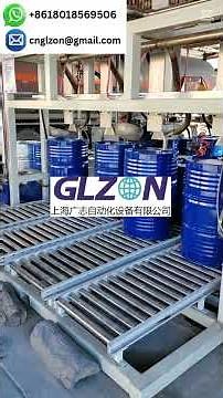 Automatic Drum & IBC Tote Filling System High Precision Industrial Filling Machine Demo
