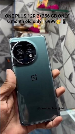 ONE PLUS 12R 2+256 GB ONLY 6 month old only 16999🥳📱