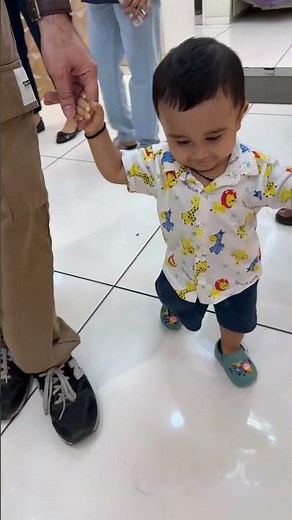 Trying Crocs since we don’t like shoes so much #BabyPersonality