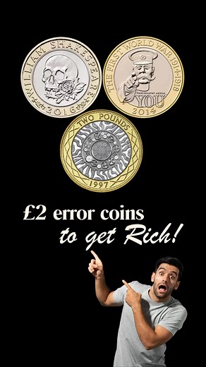 36K views · 182 reactions | Error £2 coins to look out for! #errorcoins #twopounds #coincollecting #ukcoins | CoinCollectingWizard | Facebook