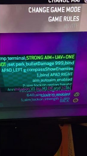 MW2 mod menu. hosting UAV AND AIM ASSIST. with other hacks