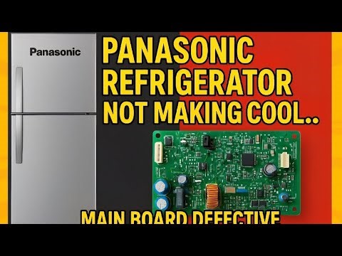 Panasonic Refrigerator NOT Cooling? Main Control Board FIX! (Easy DIY Repair)