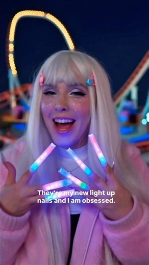 Neon Nails + Rollercoasters = Instant Dopamine ✨ | “Enchantress of the Night