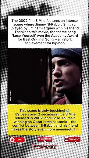 THROWBACK 2002’s Film 8 Mile – Eminem as Jimmy 'B-Rabbit' Smith Jr Argues with Friend