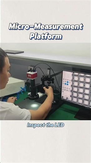 LED Module Microscopic Inspection Process | Precision Quality Control #ledmodule #qualitycontrol