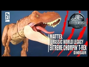 Toy Spot | Mattel Jurassic World Legacy Extreme Chompin' Tyrannosaurus Rex Dinosaur
