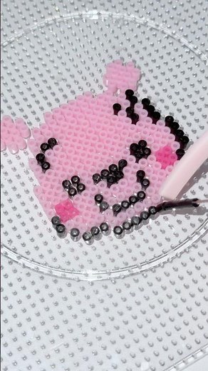 How to make a cute Perler Bead bear!💖✨ #perler #tutorial