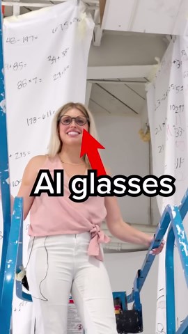 Solving math problems with even G1 AI glasses